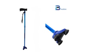EVOLUXION BENGALA TRIPE ALUMINIO DOBRAVEL AZUL BM125